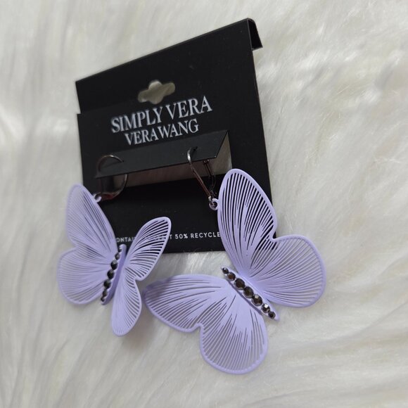 Simply Vera Vera Wang Butterfly Earrings - Picture 4 of 4